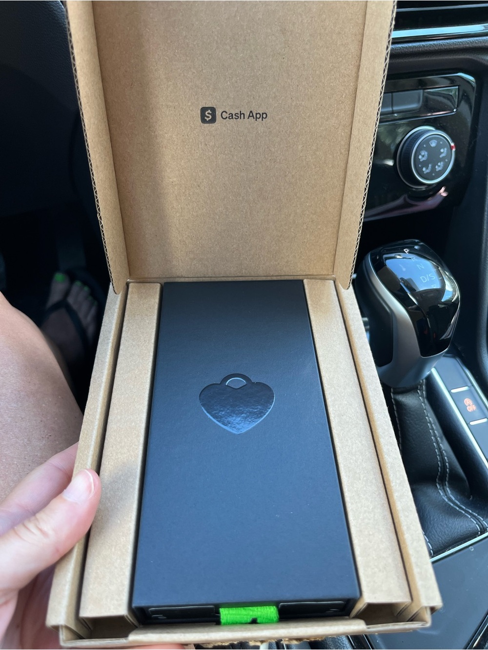 Cash App Black Heart Tag